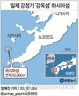 <그래픽> 일제 강점기 '감옥섬' 하시마섬