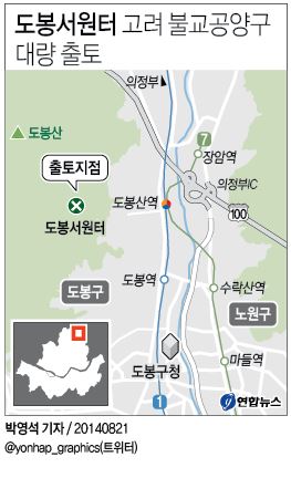 서울 도봉서원터에서 고려 불교공양구 대량 출토(종합) - 1