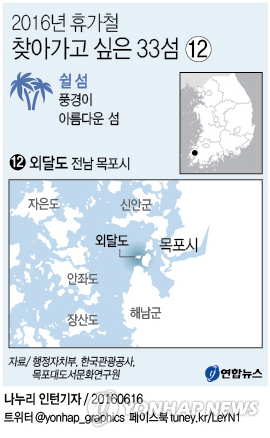 <가고 싶은 섬> '사랑의 섬·연인들의 섬' 목포 외달도 - 1