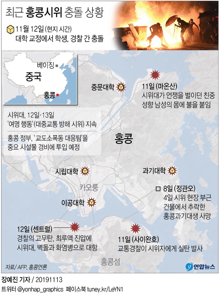 홍콩 시위 '교도소 폭동대응팀' 투입…경찰청장에 강경파 기용 - 3