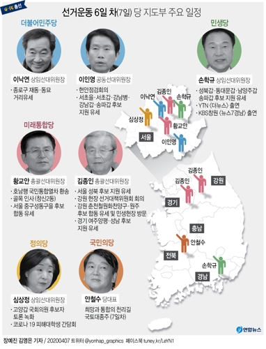 [총선 D-8] 통합당 김종인 서울·강원·경기 순회…황교안은 중구 합동유세 - 2
