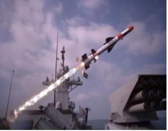 斜めに発射するタイプの戦術艦対地誘導弾（防衛事業庁提供）＝（聯合ニュース）