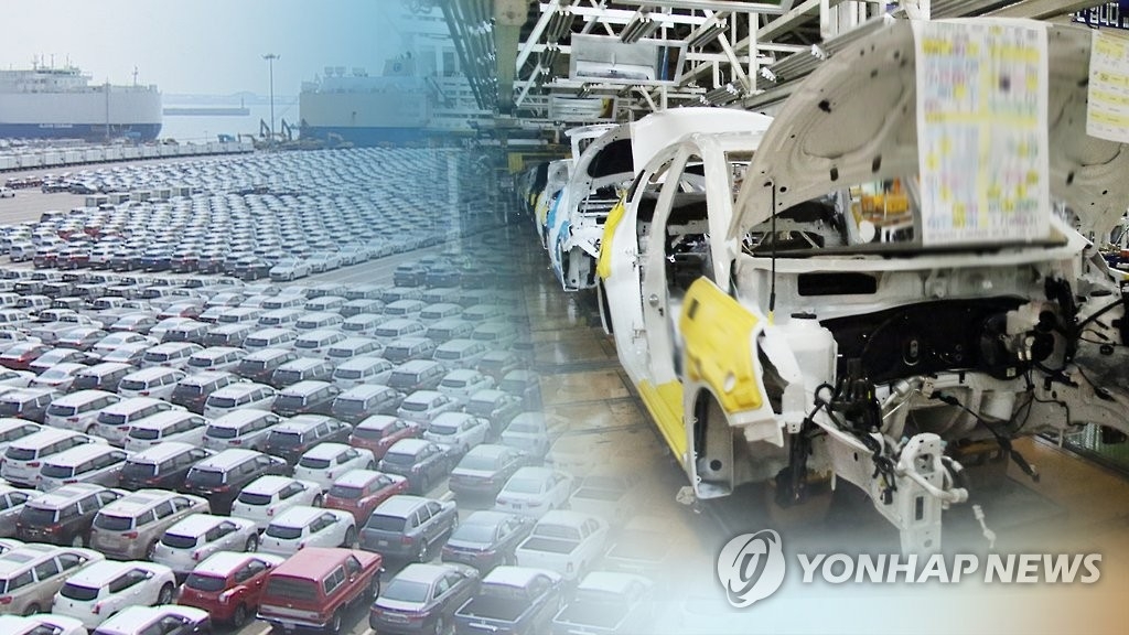 昨年の韓国の自動車産業は不振だった＝（聯合ニュースＴＶ）