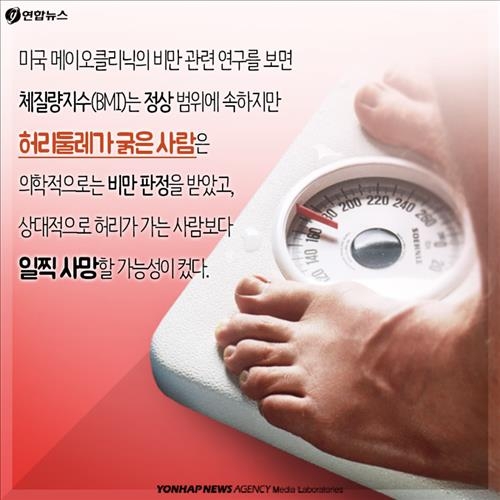 <카드뉴스> 날씬 올챙이배 vs 비만 잘룩 허리 - 4