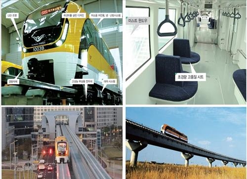 인천공항 자기부상철도 직접 타보니…'고급스럽네' - 4