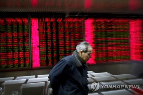 中 상하이증시, 급락 출발했다 낙폭 조정중(종합) - 2