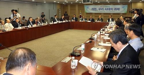 정치권 개헌론 고개들었지만 시기·권력구조 '동상이몽' - 2