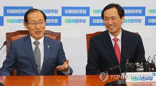 이원종, 2野 지도부 면담…"화두는 협치, 칭찬도 해달라"(종합) - 2