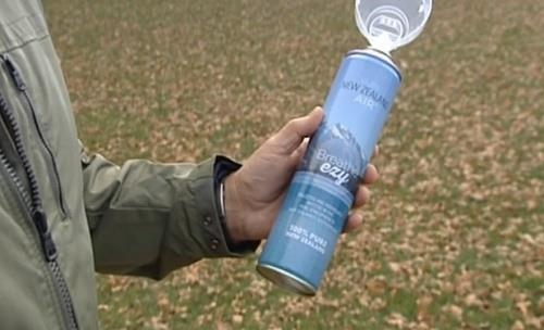 中서 뉴질랜드산 '신선 공기캔' 인기… 한 캔 2만3천원 - 2