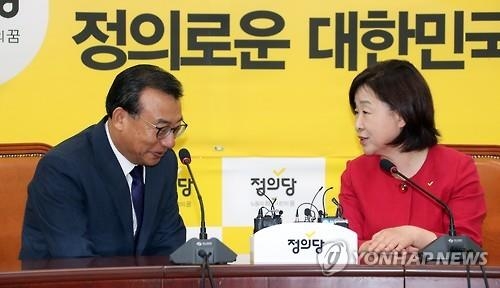李 "제가 정의당 수혜자" 沈 "우리당은 흙수저…도와달라" - 2