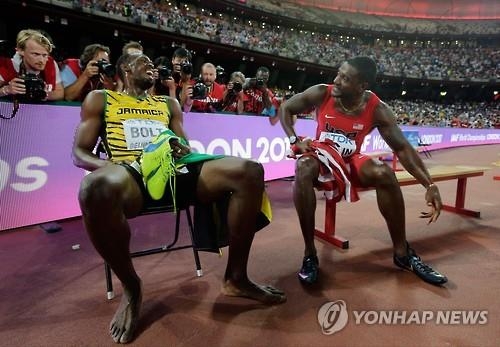 -올림픽-<육상> '볼트 대항마' 개틀린, 100m 예선 10초01 - 2