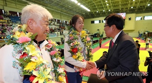 오혜리 선수 환영행사