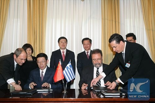 중국 원양해운, 그리스 피레우스항 지분인수. 출처:글로벌타임스