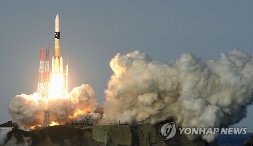 일본 H2A 로켓에 첫 상업위성 실어 발사