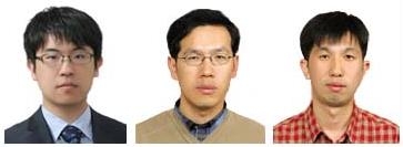 (왼쪽부터) 논문 제1저자인 경북대 이승열 교수와 ETRI 김용해 박사, 황치선 박사 