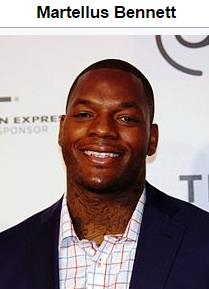 美NFL 잉글랜드 패트리어츠의 마셀러스 베넷