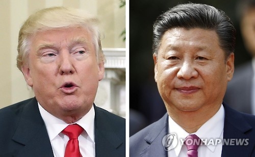 도널드 트럼프 미국 대통령(왼쪽)과 시진핑 중국 국가주석 [연합뉴스 자료사진]