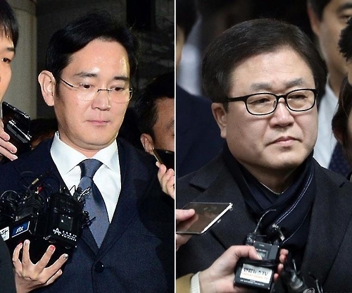 이재용 부회장(왼쪽)과 박상진 사장(오른쪽)