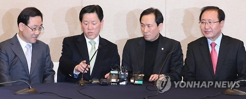 야4당 원내대표 긴급회동…'黃권한대행 탄핵 추진' 논의(종합) - 1