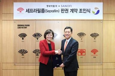 동화약품, 젠자임 유착방지제 '세프라필름' 독점 판매