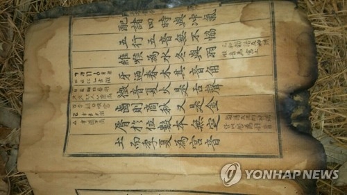 그슬린 훈민정음 상주본