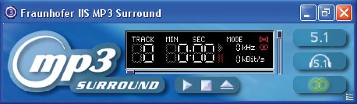 프라운호퍼 MP3 서라운드 플레이어