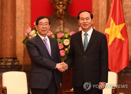 박원순 아세안특사, 베트남 국가주석 면담