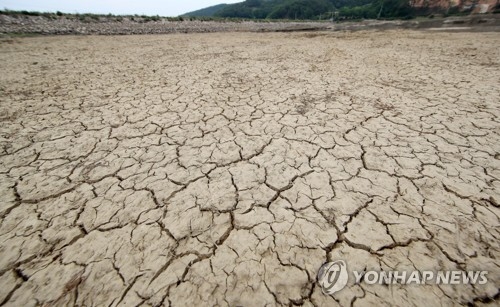 '저수율 0%' 태안 송현저수지