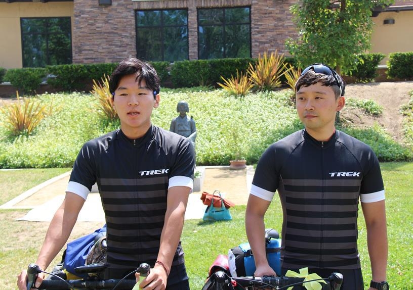 한국 대학생 2명, 미 대륙 자전거 횡단 나서