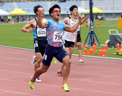남자 100m 한국기록 주인공 김국영
