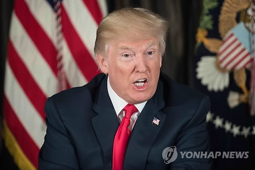 도널드 트럼프 미 대통령