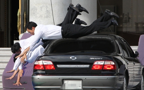 경호 시범
