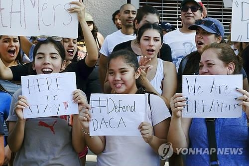 DACA 프로그램 폐지 반대시위