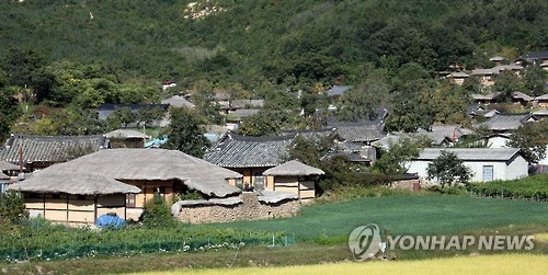왕곡마을 [연합뉴스 자료사진]