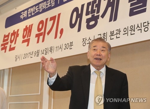 문정인 대통령 통일외교안보 특보(자료사진)