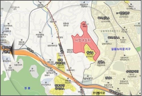 정비구역에서 해제된 정릉5구역