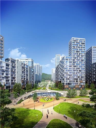 갈현1구역 재개발 조감도