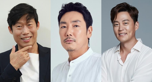 유해진(왼쪽)-조진웅-이서진