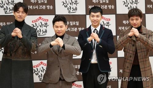 (왼쪽부터) 이상윤, 양세형, 이승기, 육성재