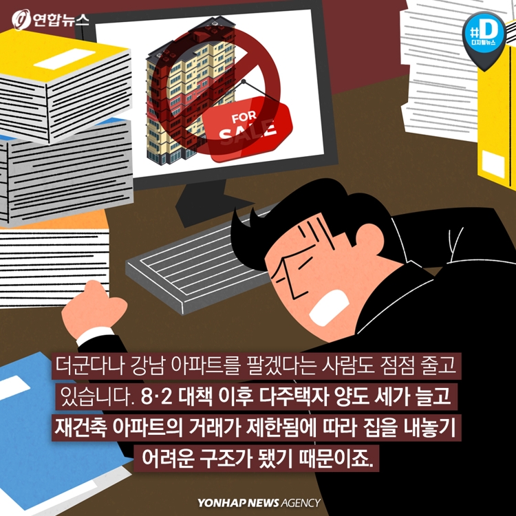 [카드뉴스] "강남아파트 넉달만에 4억원 올랐다는데 우리집은 떨어지네요" - 10