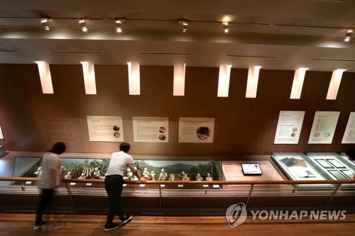 전주한지박물관 내부 모습
