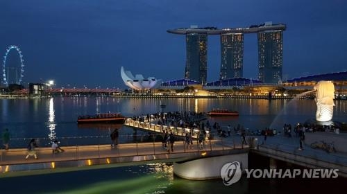 싱가포르 명소 마리나베이샌즈 호텔 주변
