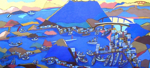 전혁림 화백의 통영항
