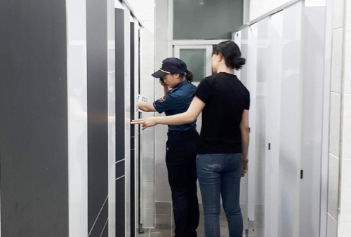 태안 관광지 공중화장실 몰카 경찰과 합동점검