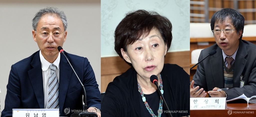 국가인권위원회 위원장 후보추천위원회, 후보 3인 추천