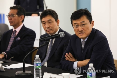 발언하는 윤순구 외교부 차관보
