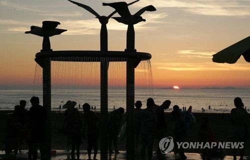 서천 춘장대해수욕장 일몰
