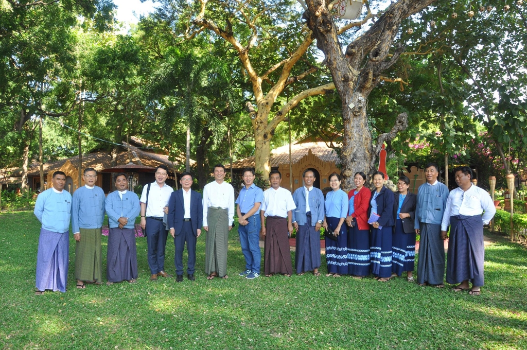 미얀마 파야똔주 사원 현장사무소 개소식
