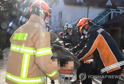 강릉 펜션 참사 학생들 긴급 이송
