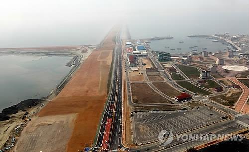 새만금국제공항 들어설 새만금 전경